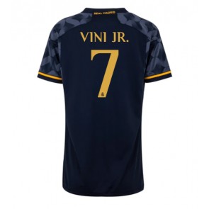 Lacne Ženy Futbalové dres Real Madrid Vinicius Junior #7 2023-24 Krátky Rukáv - Preč